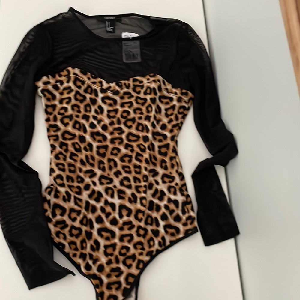 Brand new leopard bodysuit